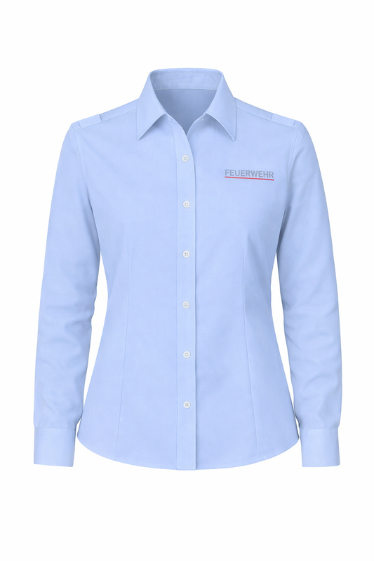 Der Klassiker Bluse langarm hellblau Thüringen / Sachsen