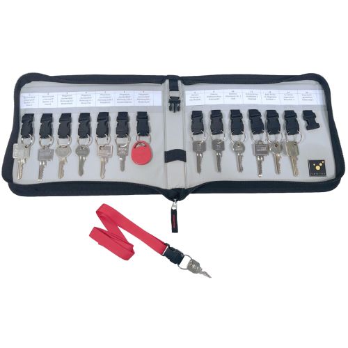 KEYSAFE Schlüsselmappe für 14 Schlüssel