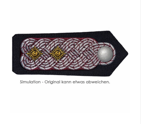 Schulterklappe Oberbrandinspektor (OBI) (SACH)