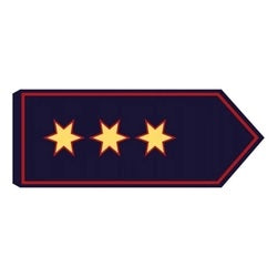 Schulterklappe Hauptbrandmeister(HBM)(TH)